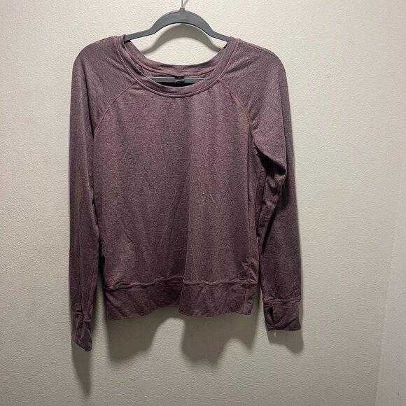 Women’s Yogalicious Size Small Purple Long Sleeve Top Pullover Stretch - Picture 1 of 6